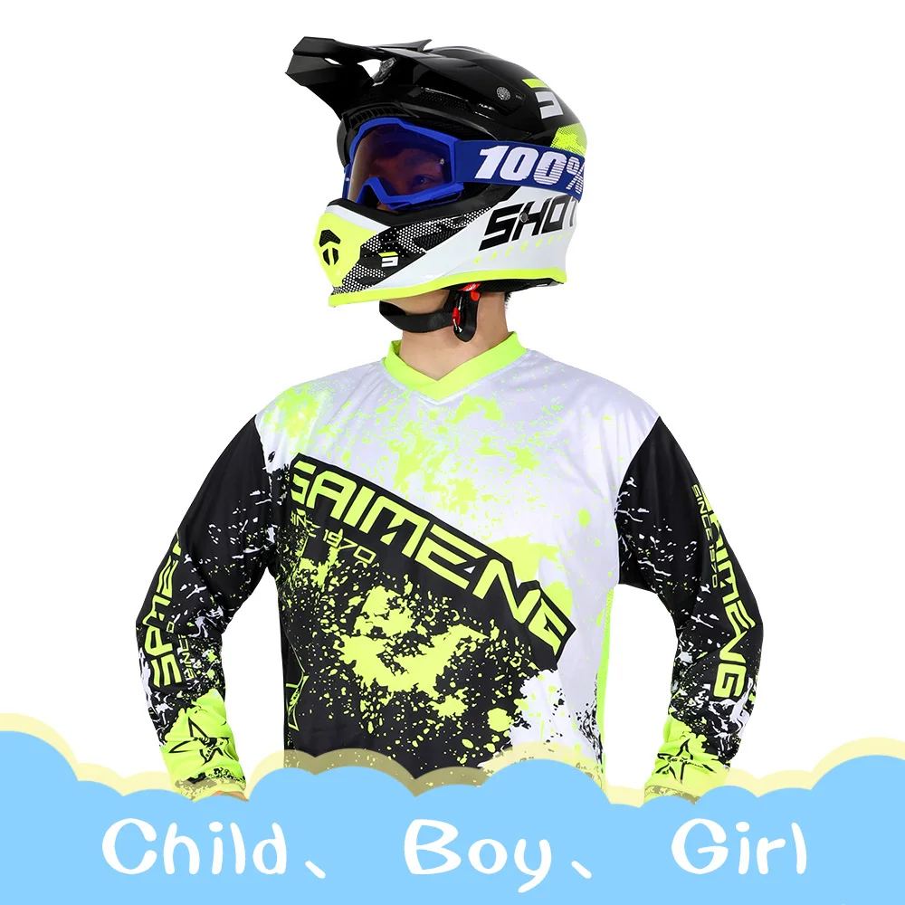 

motocross gear set child children's clothing boy kid girl racing Off-road SIZE 20/22/24/26/28 MOTO NEW