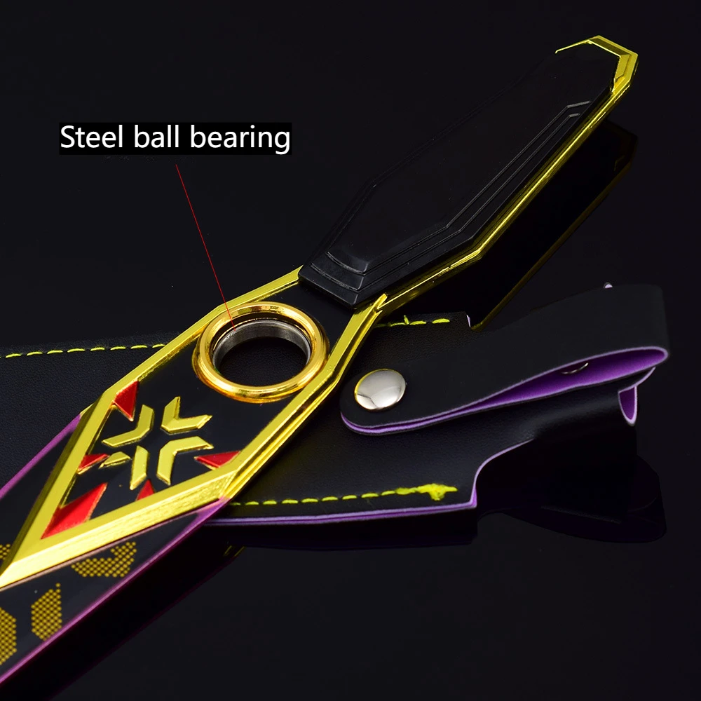 28 см Valorant Champions 2023 Kunai вращающееся цельнометаллическое оружие для боевых искусств