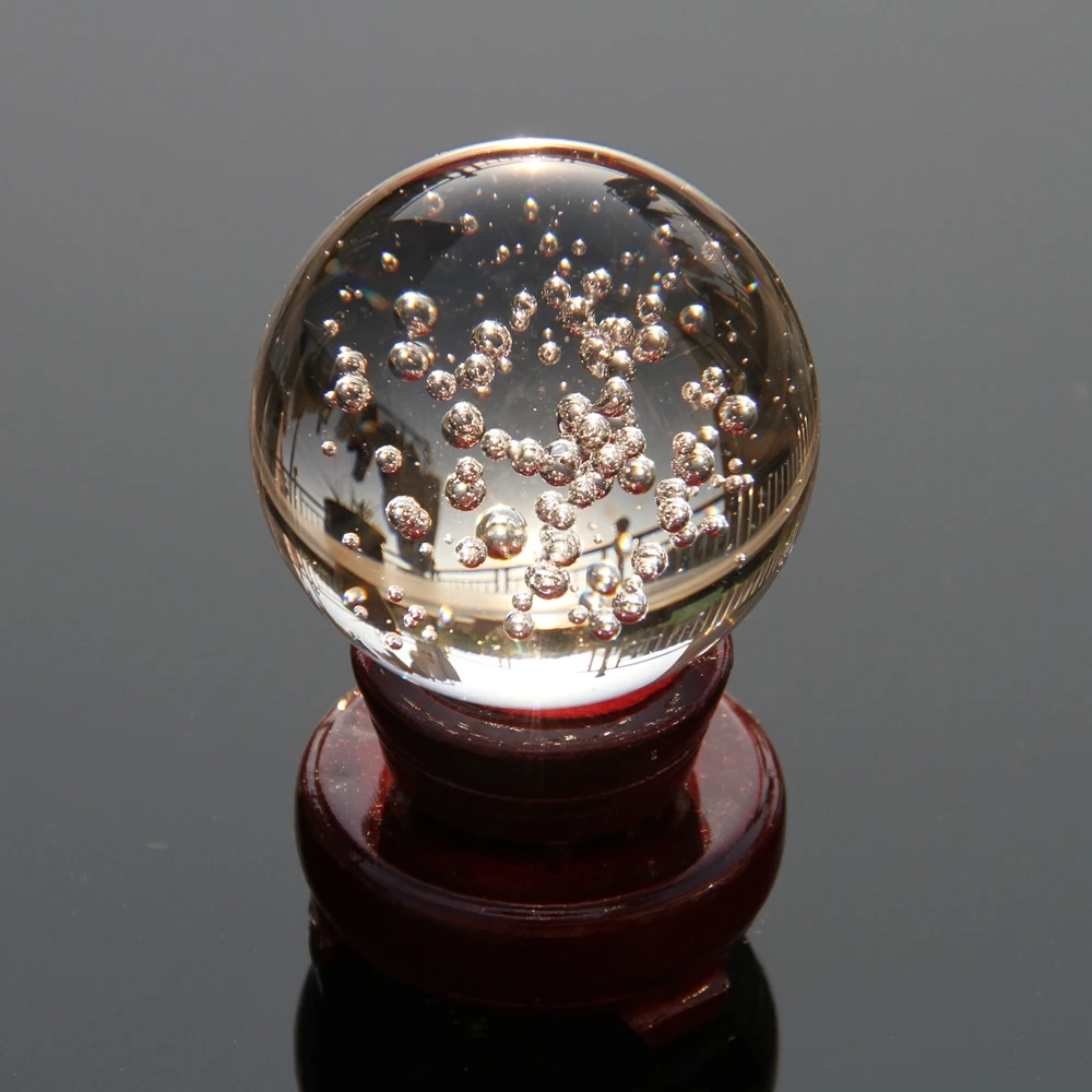 Стеклянный прозрачный шар из кварцевого стекла 60 мм