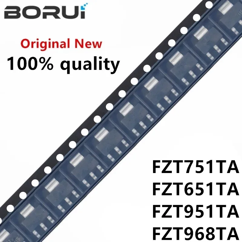 10 шт. FZT751TA SOT-223 FZT751 SOT223 FZT 751 SOT FZT951TA FZT951 FZT651TA FZT651 FZT968TA FZT968
