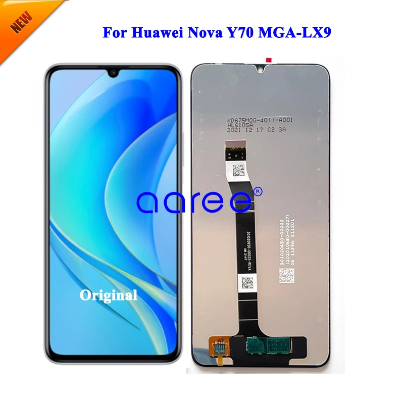 Tested Original LCD Display For Huawei NOVA Y70 LCD For Huawei NOVA Y70 MGA-LX9 Display LCD Screen Touch Digitizer Assembly