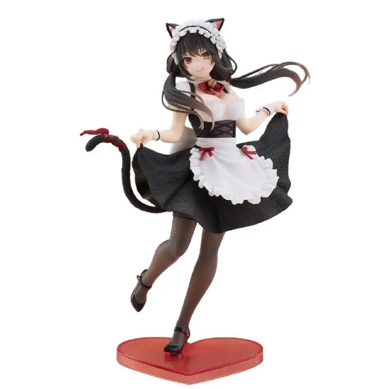 Подлинная фигурка Taito Date Alive Iv Coreful Kurumi Tokisaki Cat-Ear Maid Ver, оригинальная аниме-фигурка, модель коллекционной фигурки, кукла (art.: 3920d2375cd33) - 3920d2375cd33