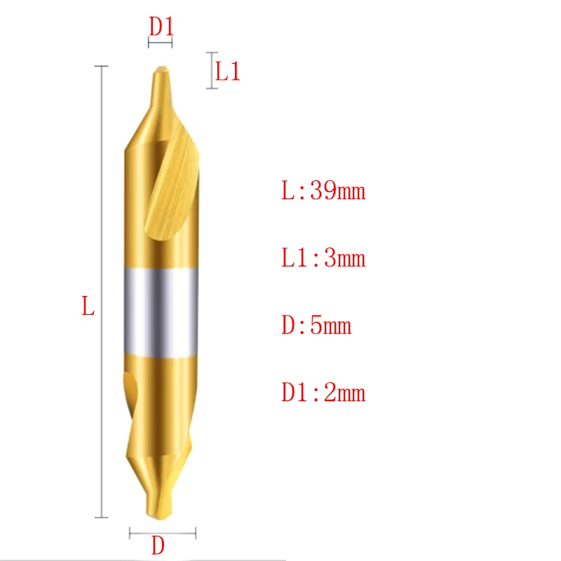 YRFL 5 шт. строительные сверла комбинированные центральные 60 градусов зенкеры