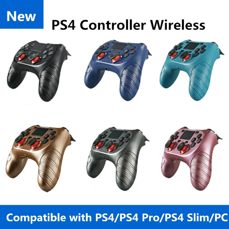 

Wireless PS4 Controller Bluetooh 6-Axis Dual Vibration Highly Sensitive Gamepad Joystick For PS4Pro PC Laptop