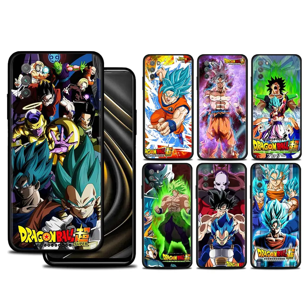 

Phone Case For Xiaomi POCO X3 NFC M3 M4 Pro MI 12 11 10T lite 11T 9T 12X 10 Note 10 Lite Cover Dragon Ball Super Son Goku Anime