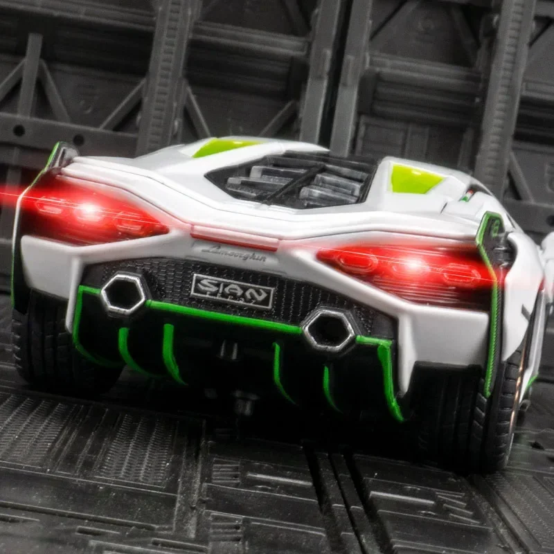 1:24 Lamborghini Sian Red спортивный автомобиль статический литой Коллекционная модель