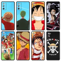 anime one pieces luffy samsung galaxy case for s20 fe s21 ultra s10 plus s9 s8 s7 s10e s22 phone cover shell back bumper bag