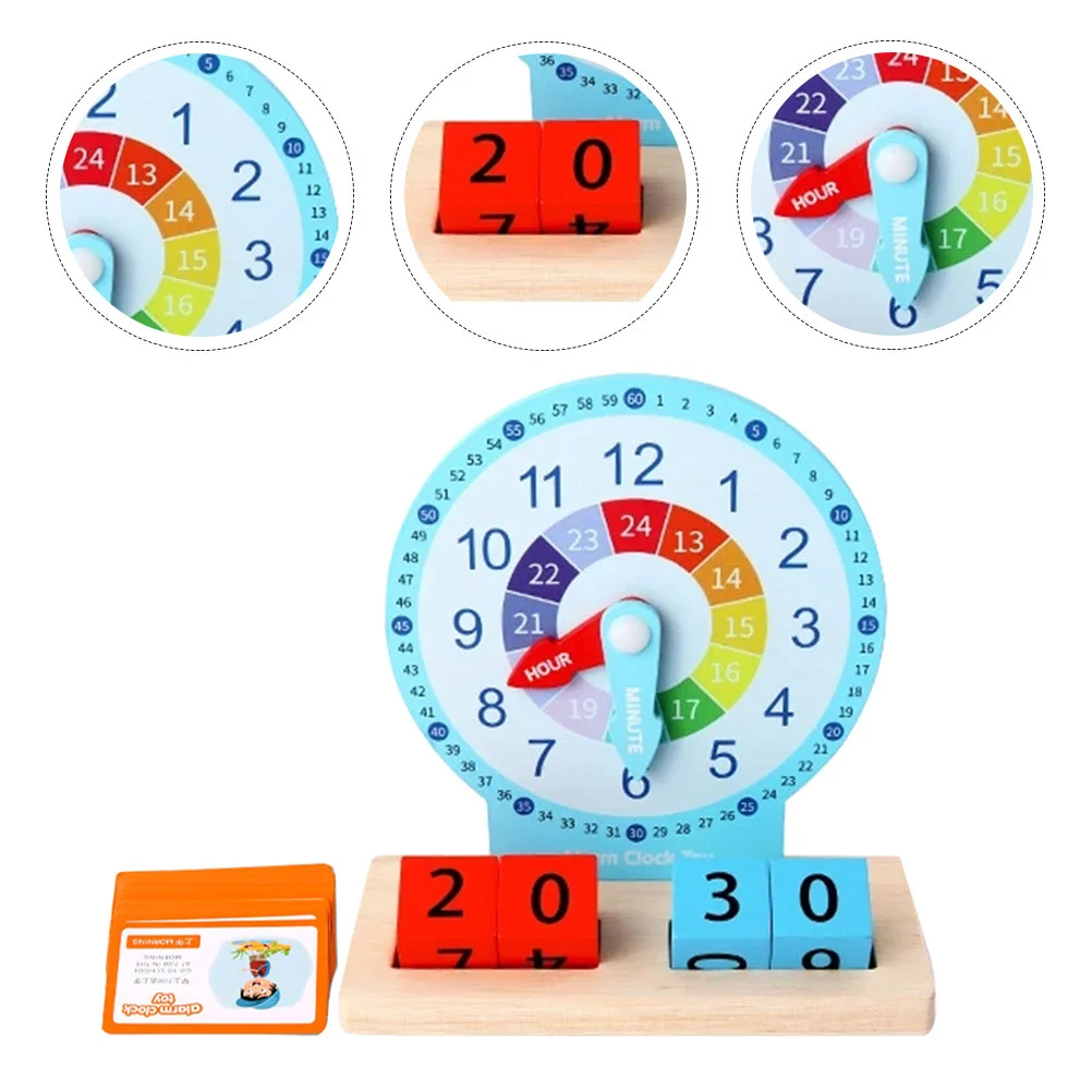 

Clock Teaching Aids Cartoon Model Small Toy Kids Learning Clocks Ages 5-7 Portable Toys Toddlers