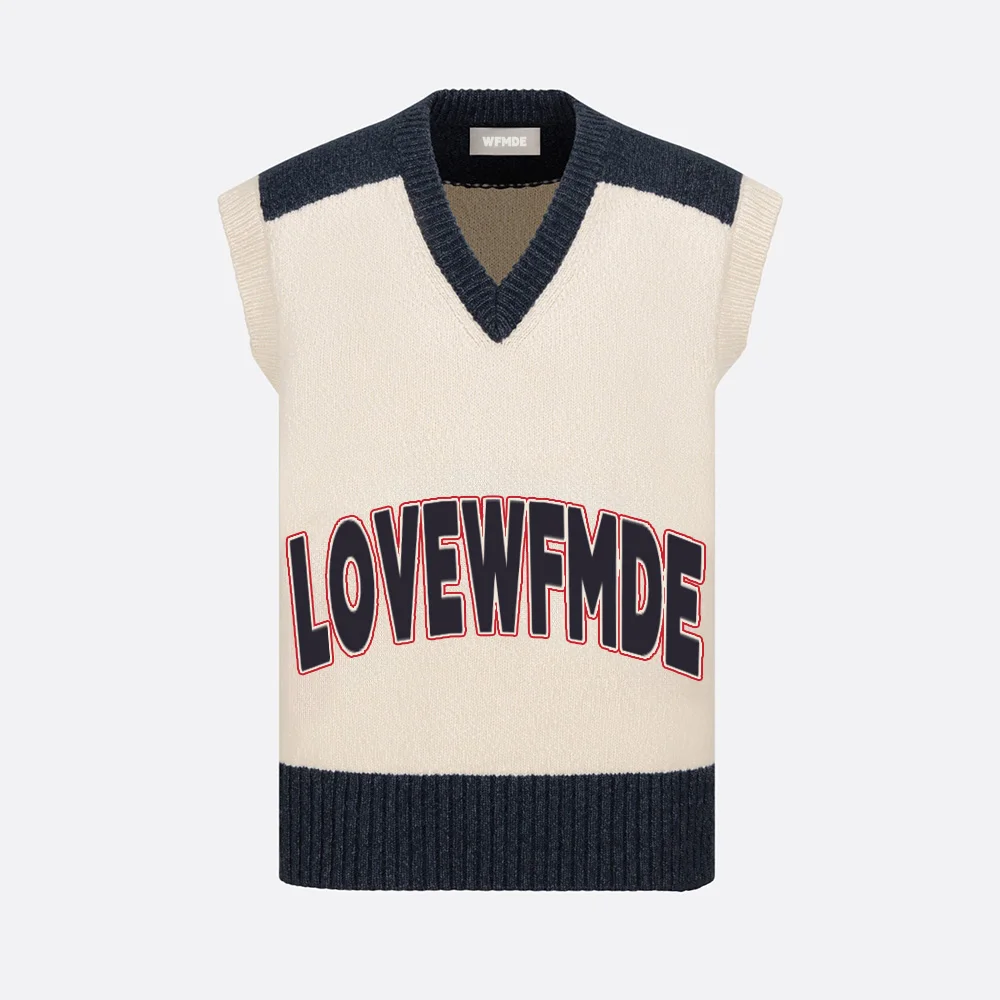 

Вязаная одежда без рукавов # wfmde032