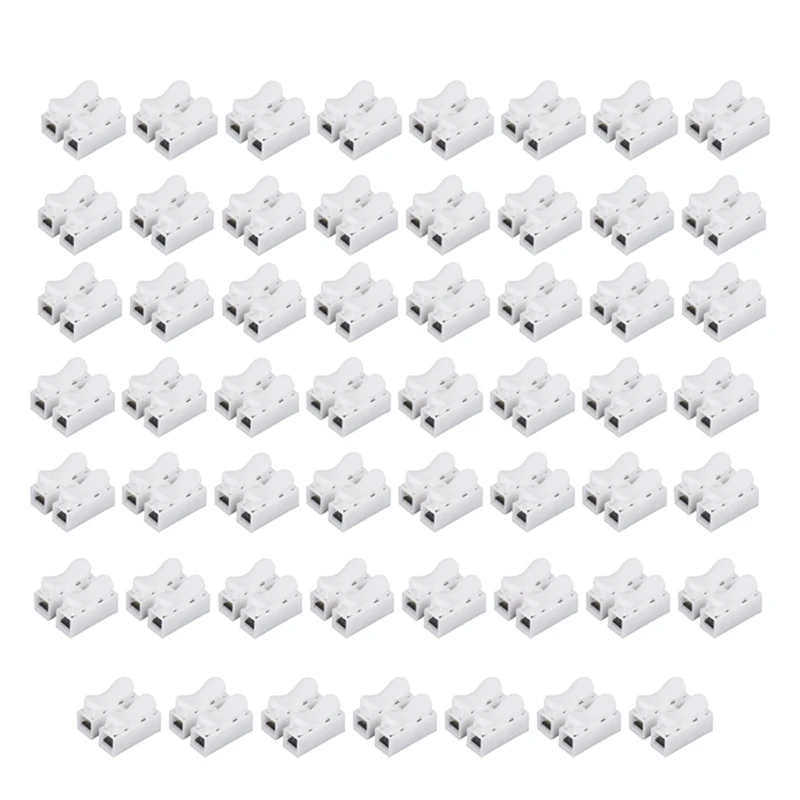 

55 шт. быстроразъемный Кабельный соединитель, комплект соединителей для проводов, пружинный соединитель для проводов и кабеля, белый клеммн...