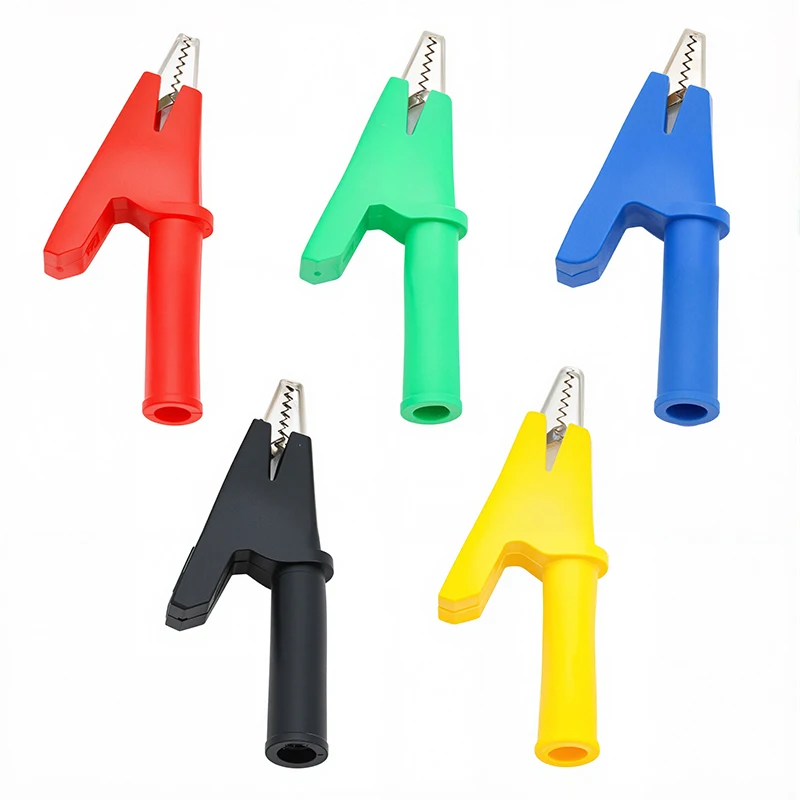 

Изолированные медные зажимы типа "крокодил", 5 шт.