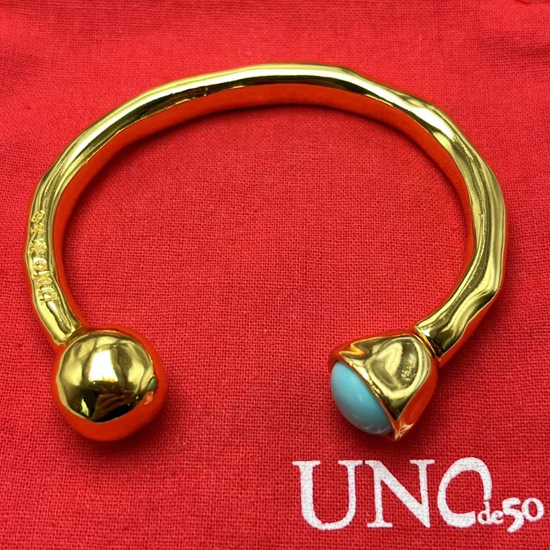 

2023 New UNOde50 Hot Selling European and American Fashion Trend Exquisite Bracelet Women's Romantic Jewelry Gift Bag