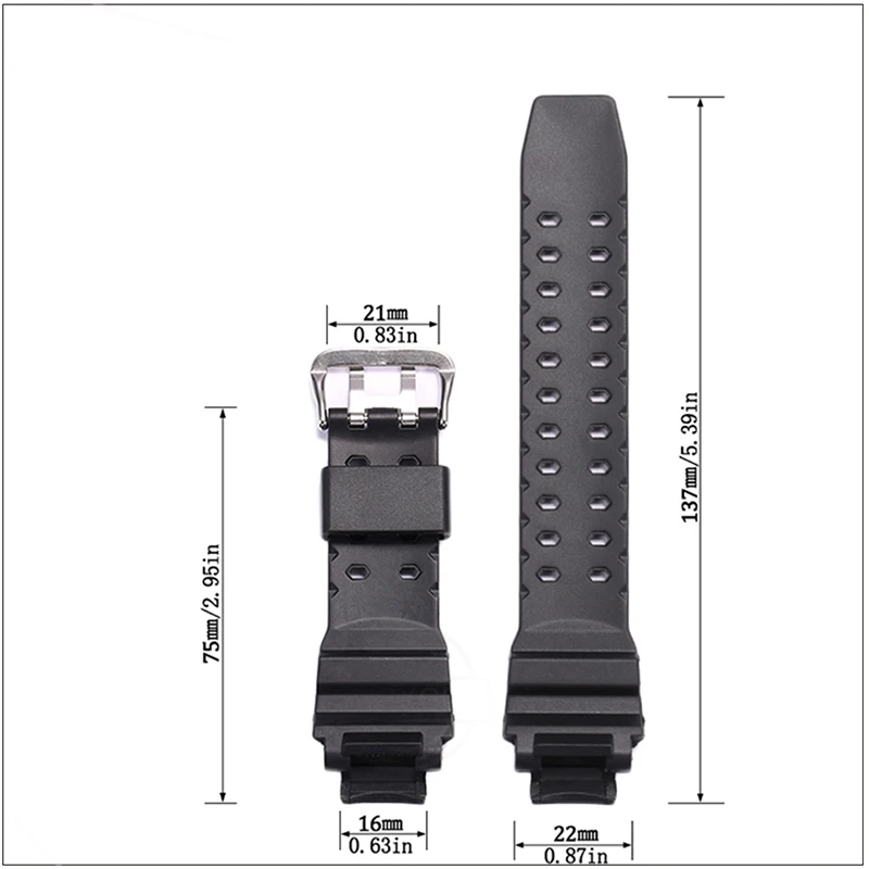 Resin Rubber Strap Suitable For Casio GW-4000 GA-1000 GW-A1000 GW-A1100 G-1400 Men's Waterproof Sports Watch Accessories