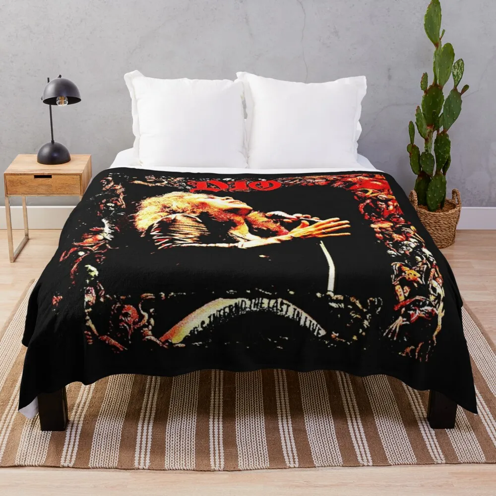 

Dio Band Throw Blanket Weighted Blanket Fleece Hairy Blanket