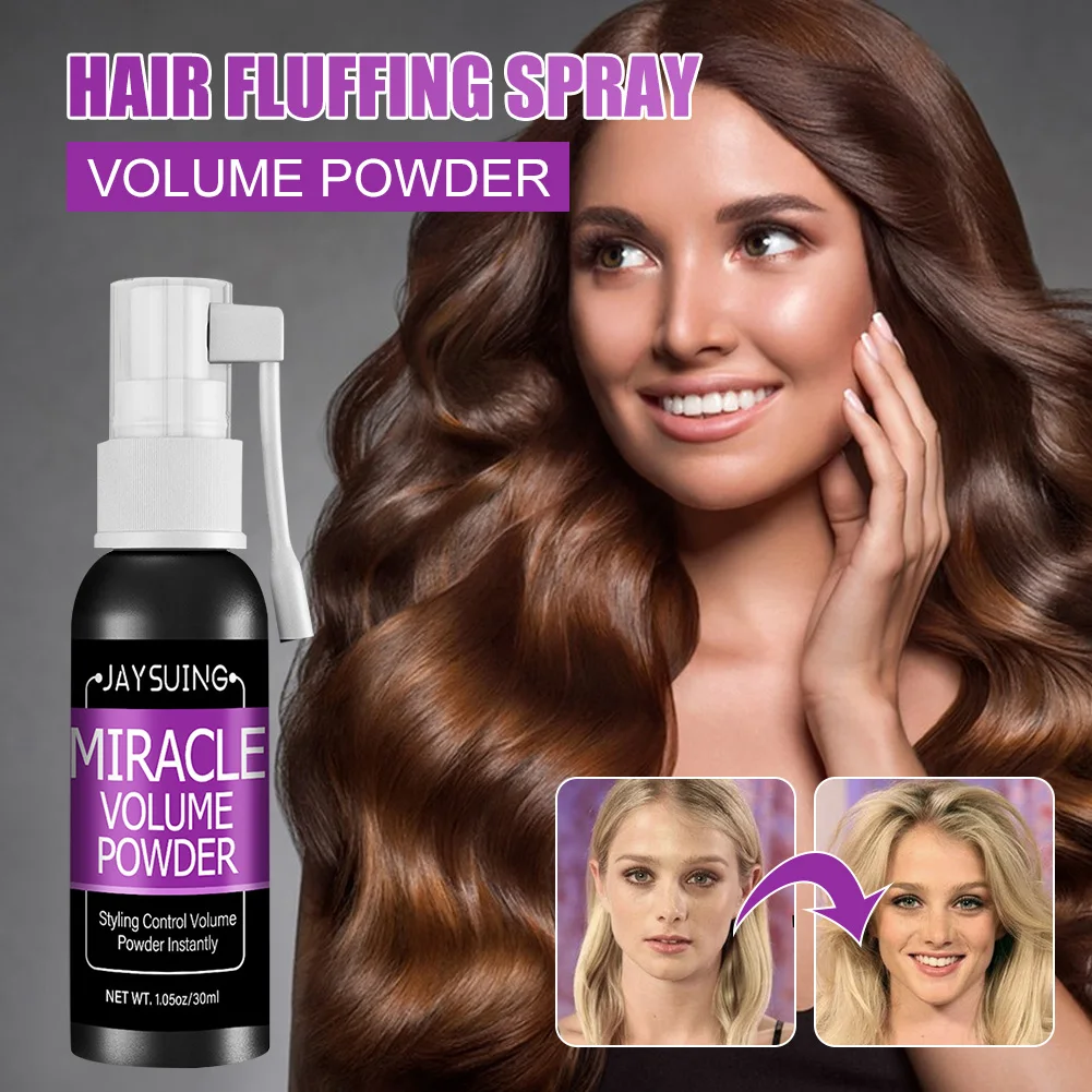 

30ML Hair Volumizing Spray Oil Control No-Wash Hair Fluffy Powder Long Lasting Hair Styling Spray Extra-Volume Hair Styling Gel