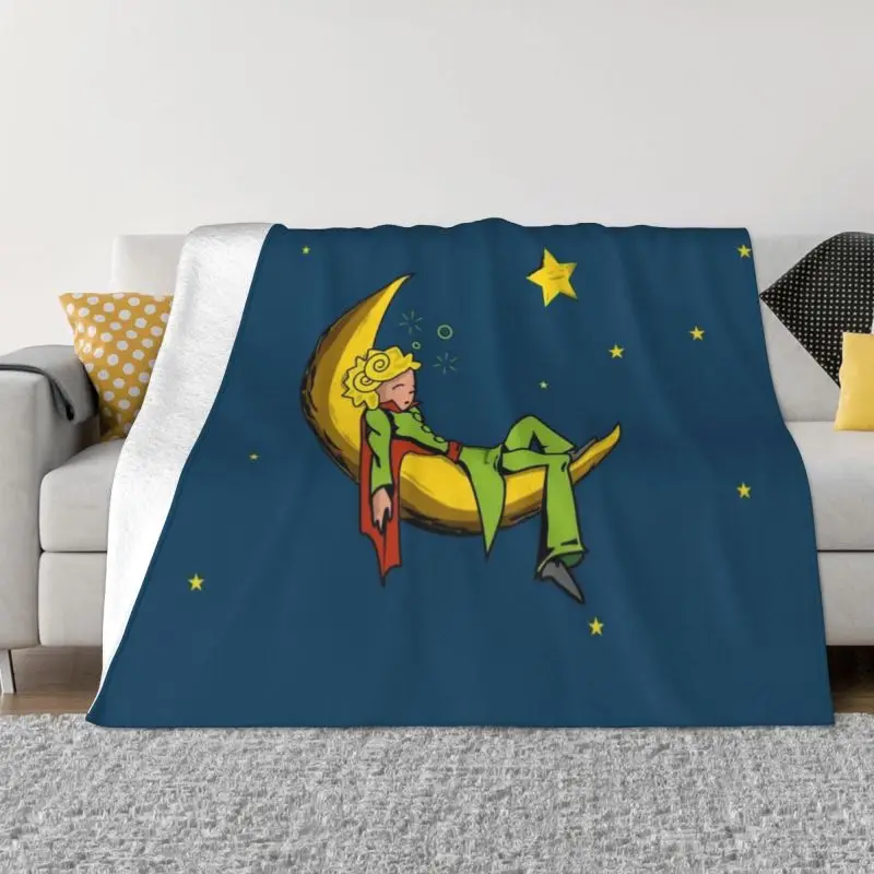 

France Fiction The Little Prince Blanket Warm Fleece Soft Flannel Le Petit Prince Throw Blankets for Bedding Couch Home Spring