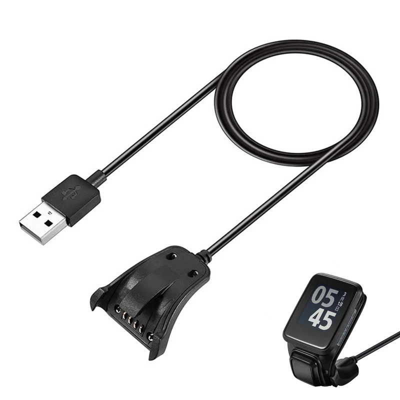 

Dock Charger Adapter USB Charging Cable for TomTom Adventure Golfer 2/SE Spark Runner 2/3 Cardio Music Watch Charge Accessories