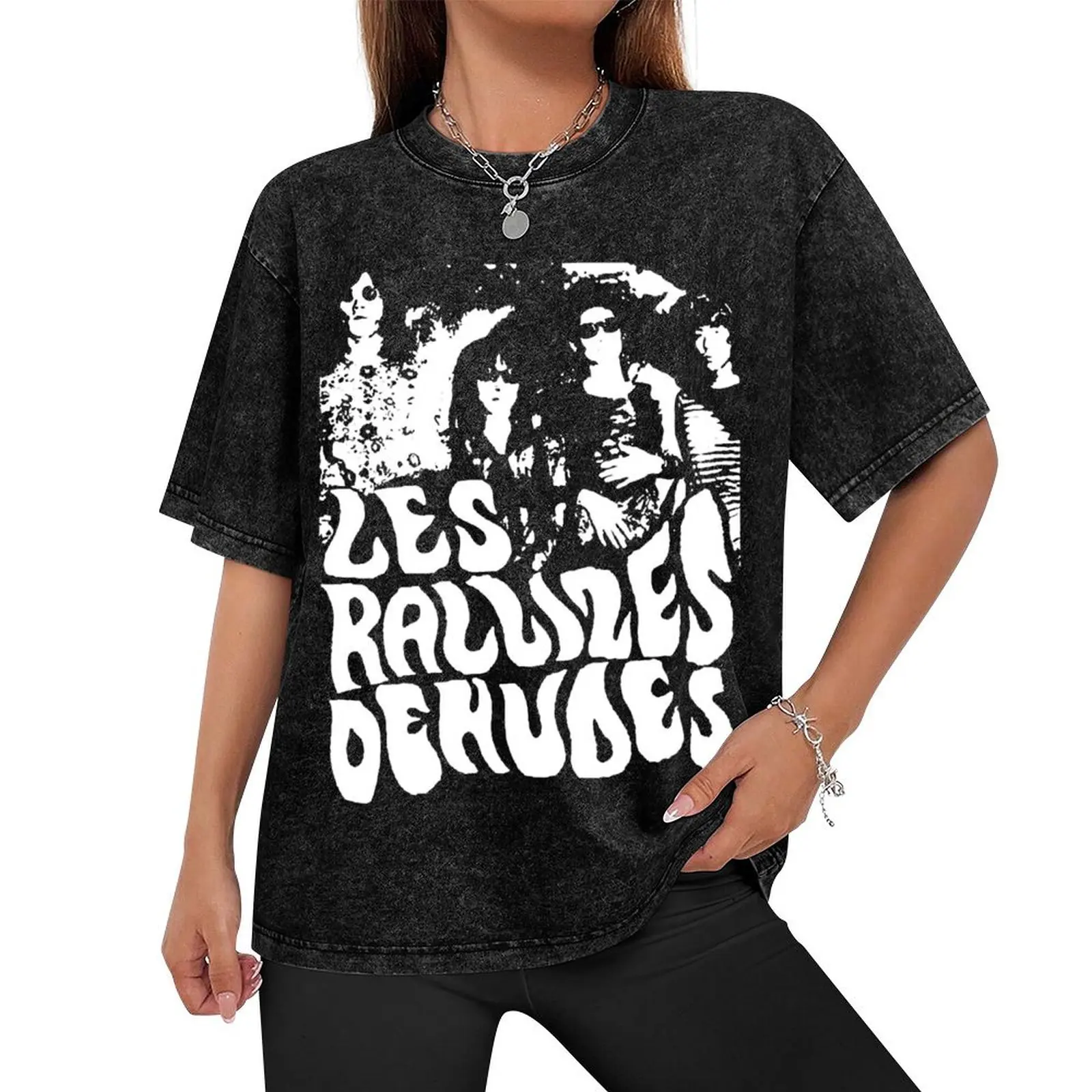 Футболки LES RALLIZES DENUDES BAND быстросохнущие толстовки с рисунком мужские