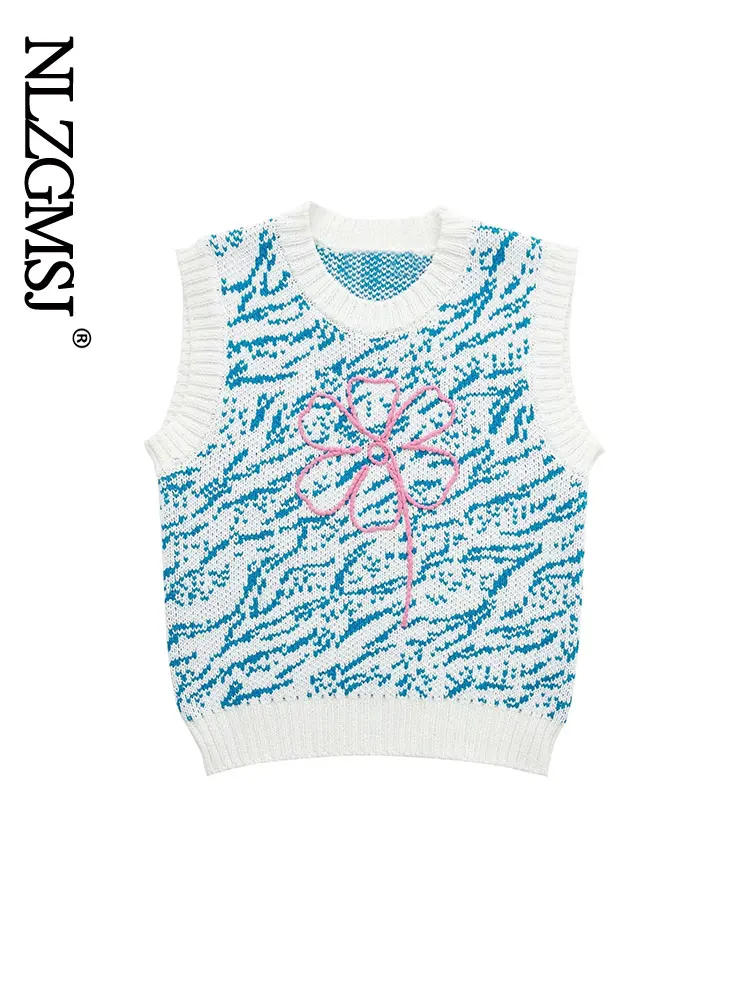 

Кроп-топ женский трикотажный без рукавов с открытыми плечами и круглым вырезом