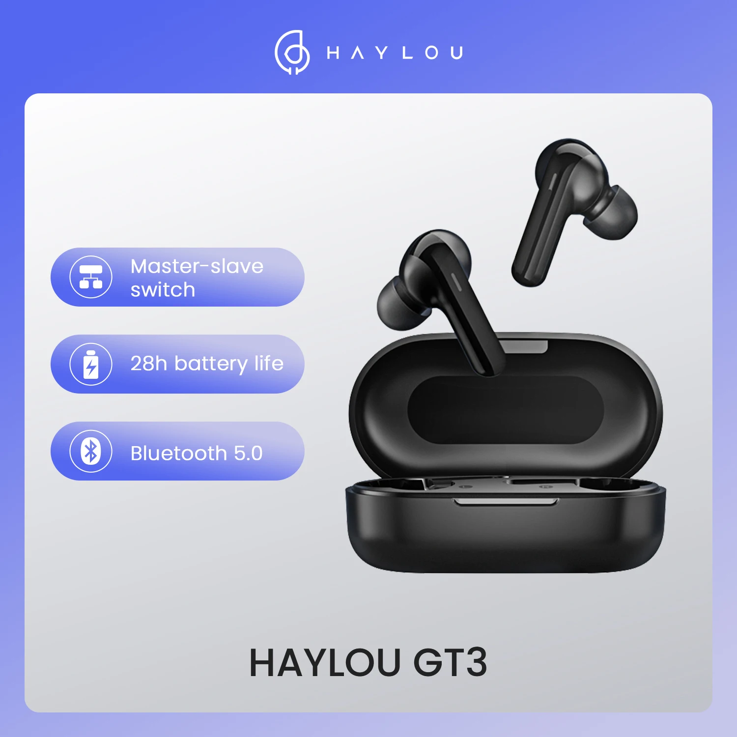 

TWS earbuds Haylou GT3 28hours Music Time auriculares bluetooth Wireless Headphones for xiaomai smartphone earphones wireless