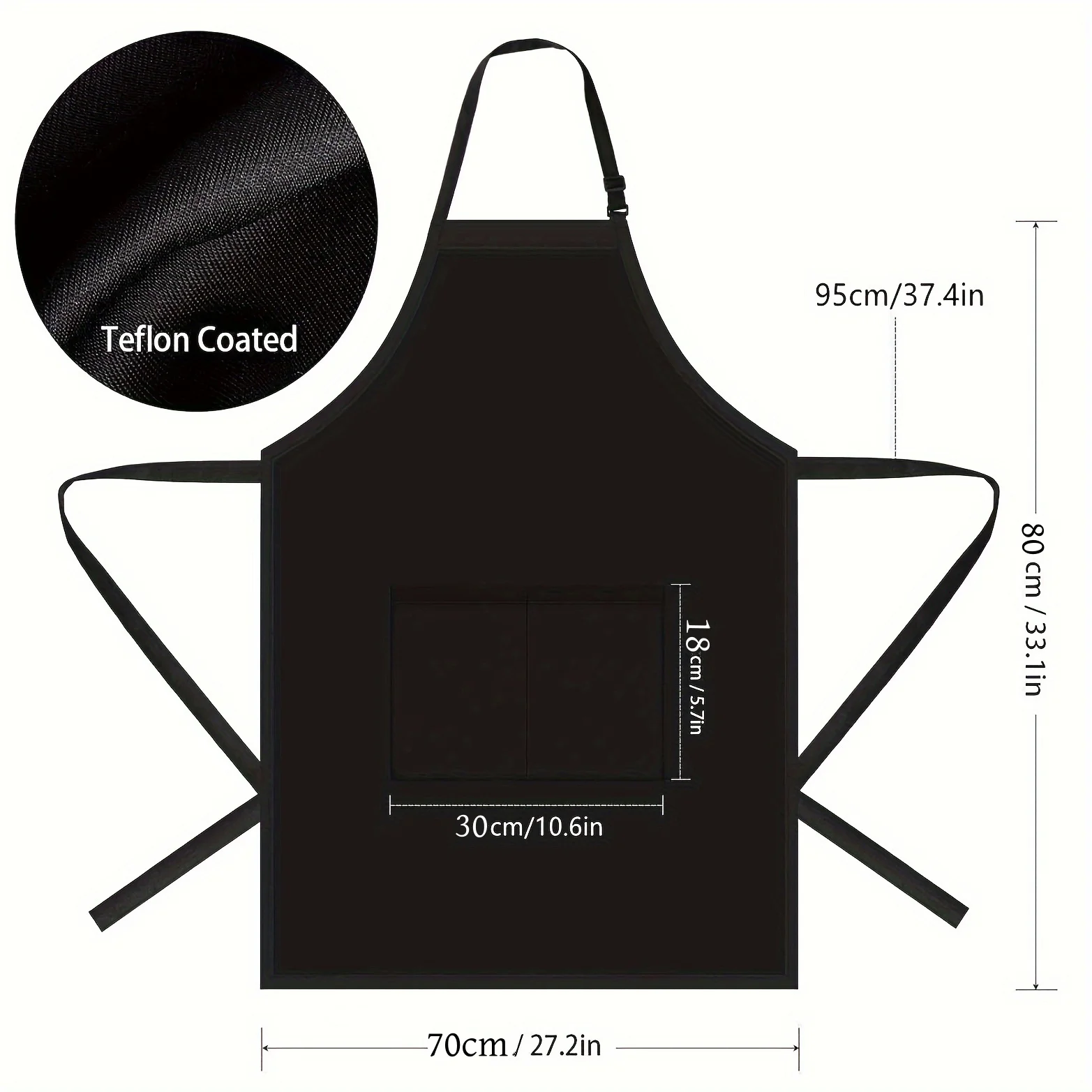 Фартук Унисекс Для Шеф-повара С Карманами