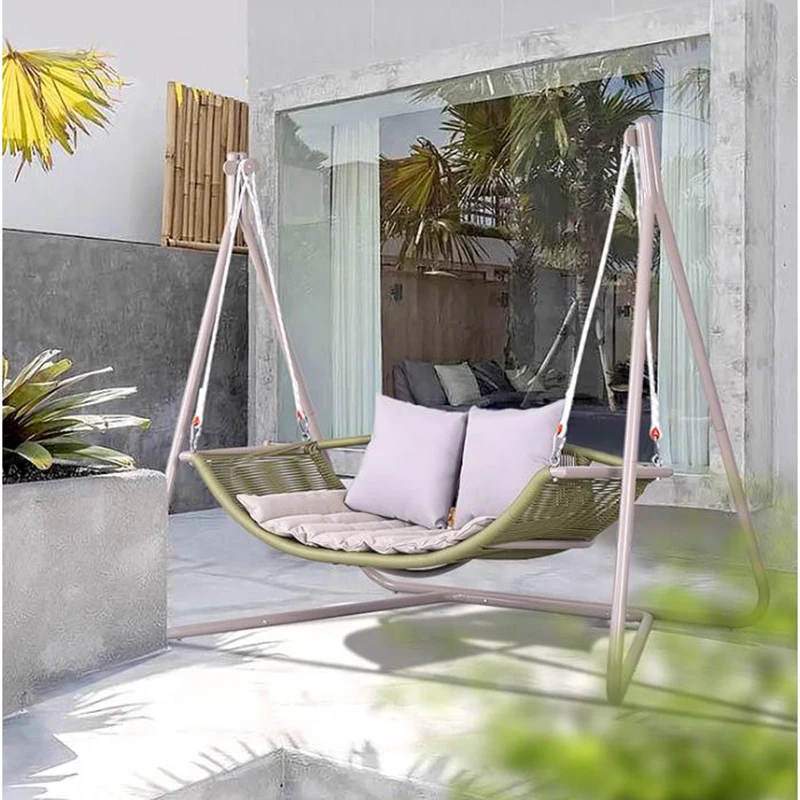Терраса шезлонг садовые качели для патио подвесной стул тряска роскошные