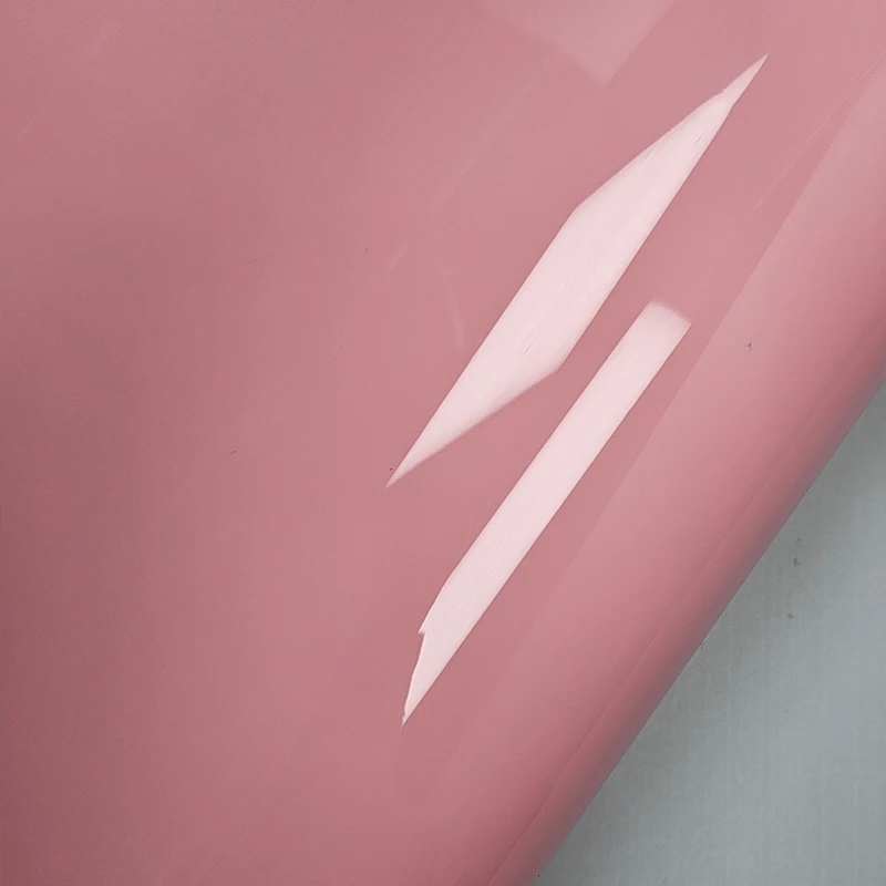 Высокоглянцевая красная Порошковая клейкая Виниловая наклейка для автомобиля