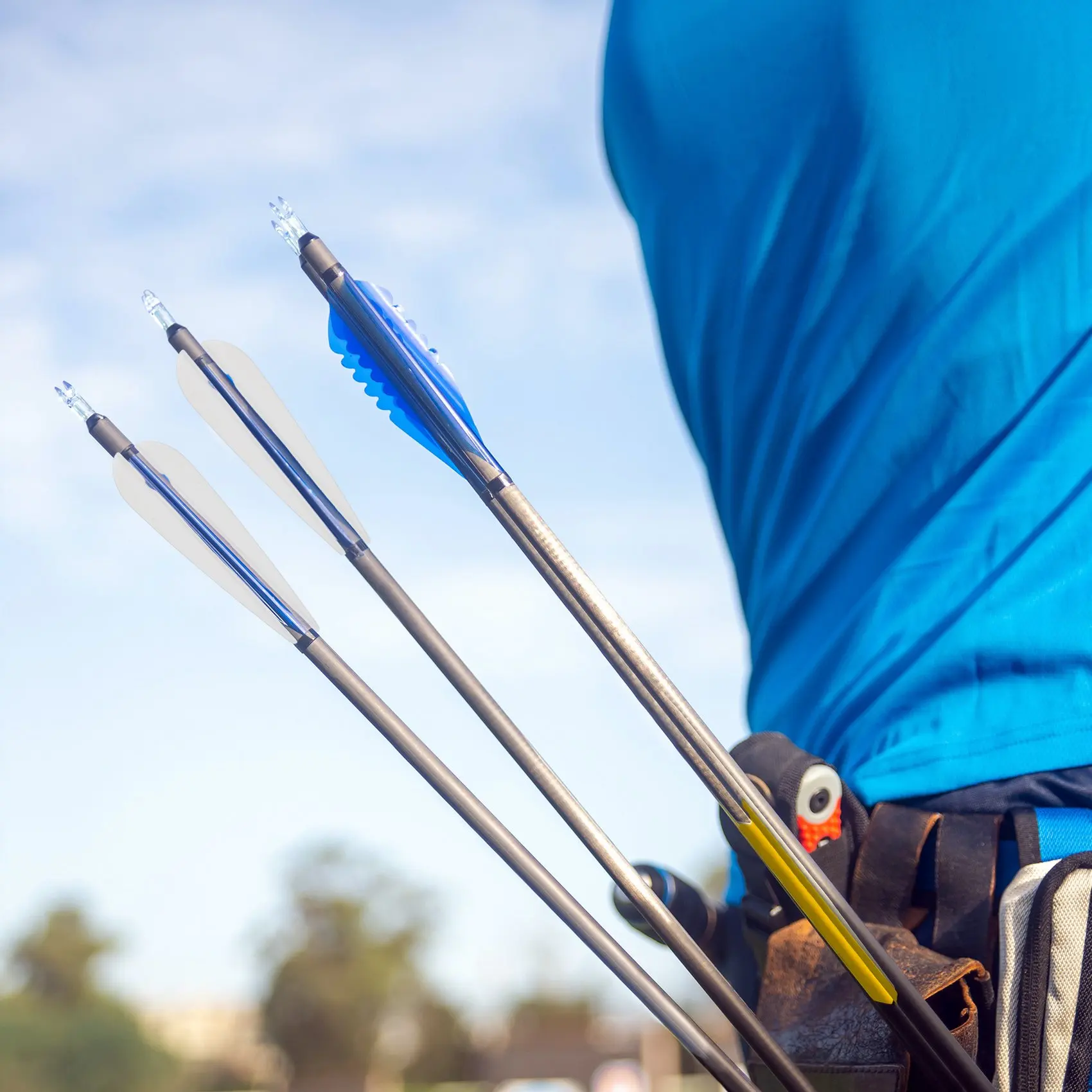 Лопасти для стрел 4-дюймовые пластиковые оперения стрельбы из лука своими руками