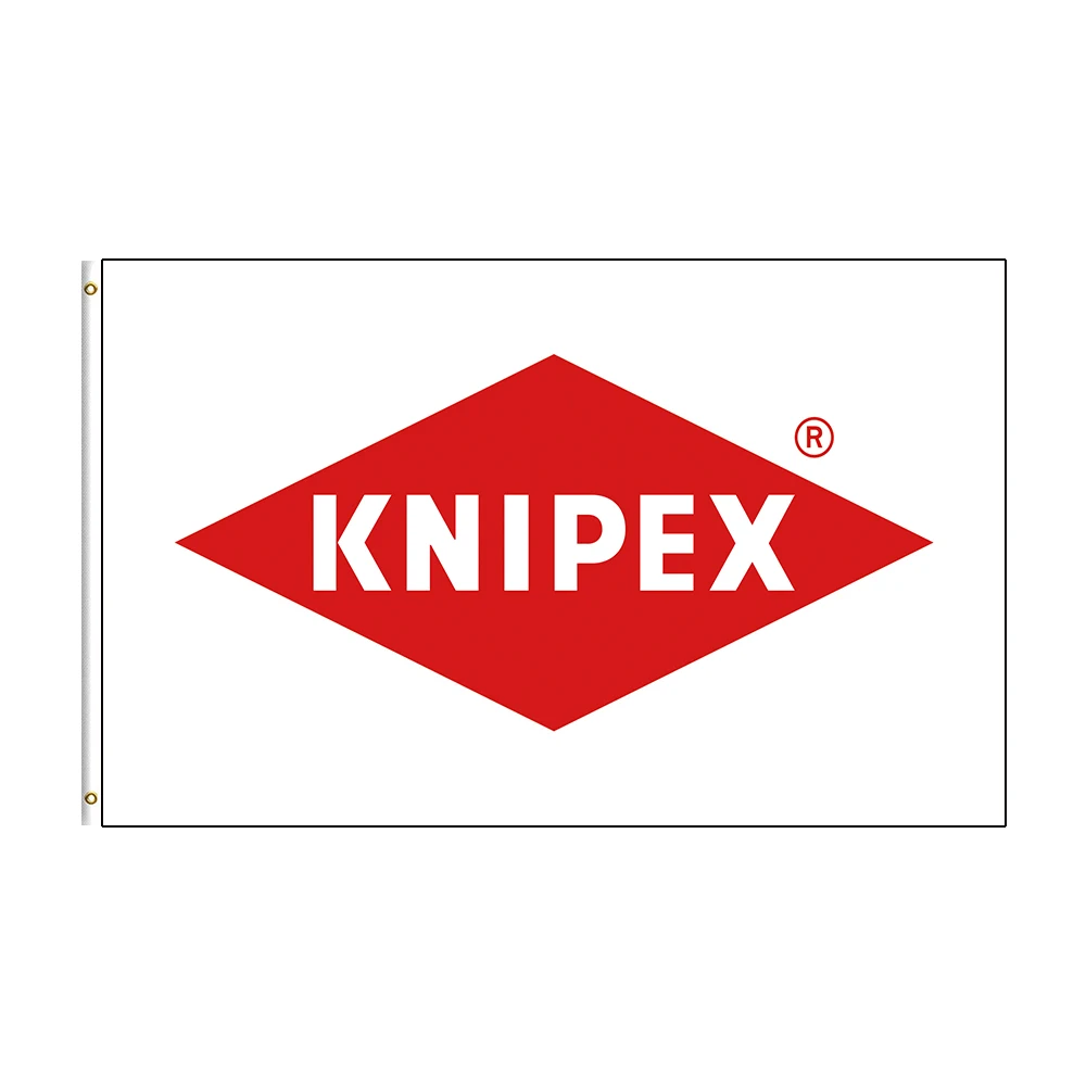 

3x5 Ft KNIPEXS logo Flag Polyester Printed Racing Car Banner For Decor