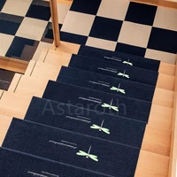 15pcs luminous self adhesive non slip stair carpet mat floor diy cut out protector mats safety for kids elders pets stepping mat