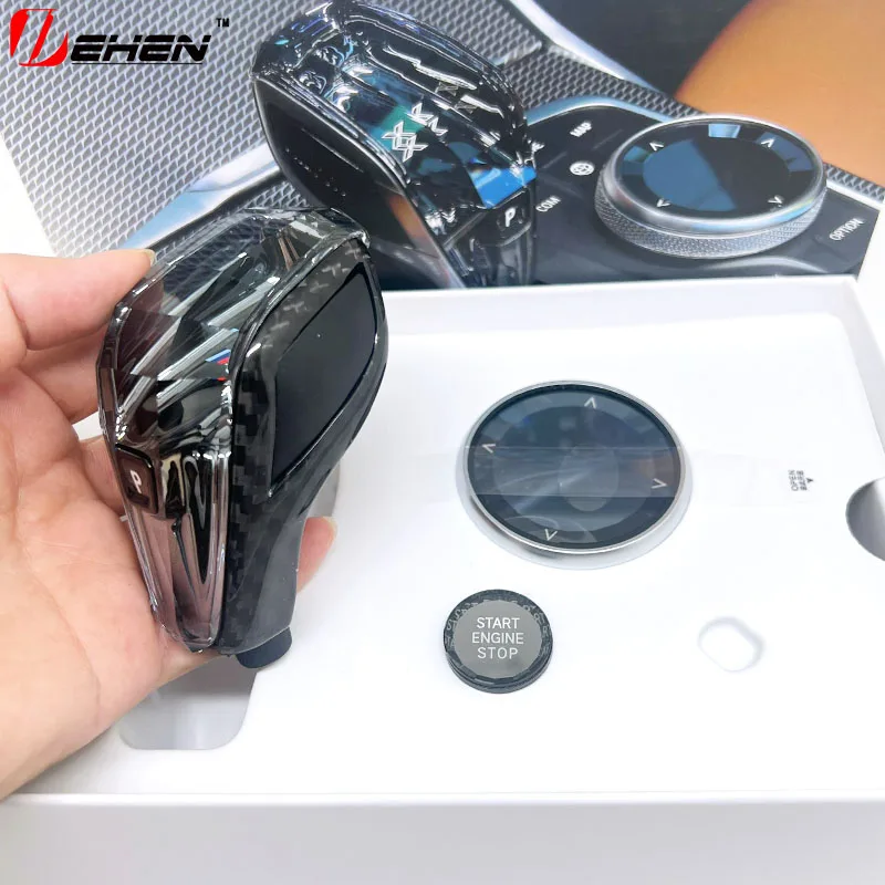 Кристаллическая ручка переключения передач из углеродного волокна для BMW 12 3 4 8