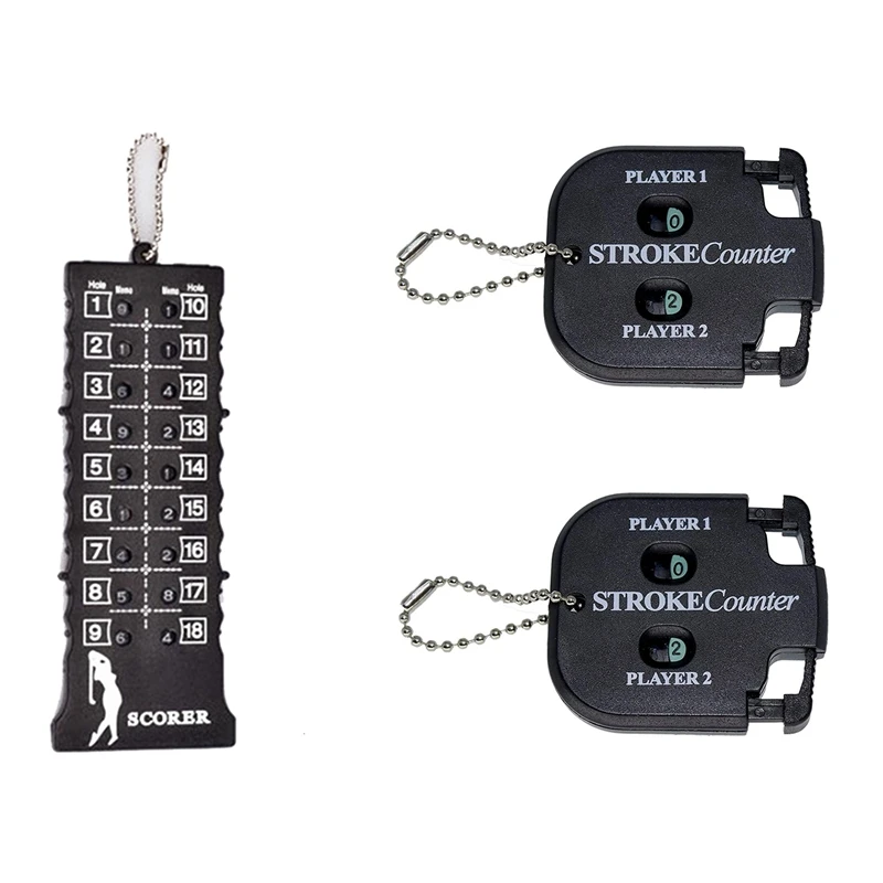 

3 Pcs Professional Golf Scoreboard Golf Counting Score Indicator Golf Scorer Marking Board