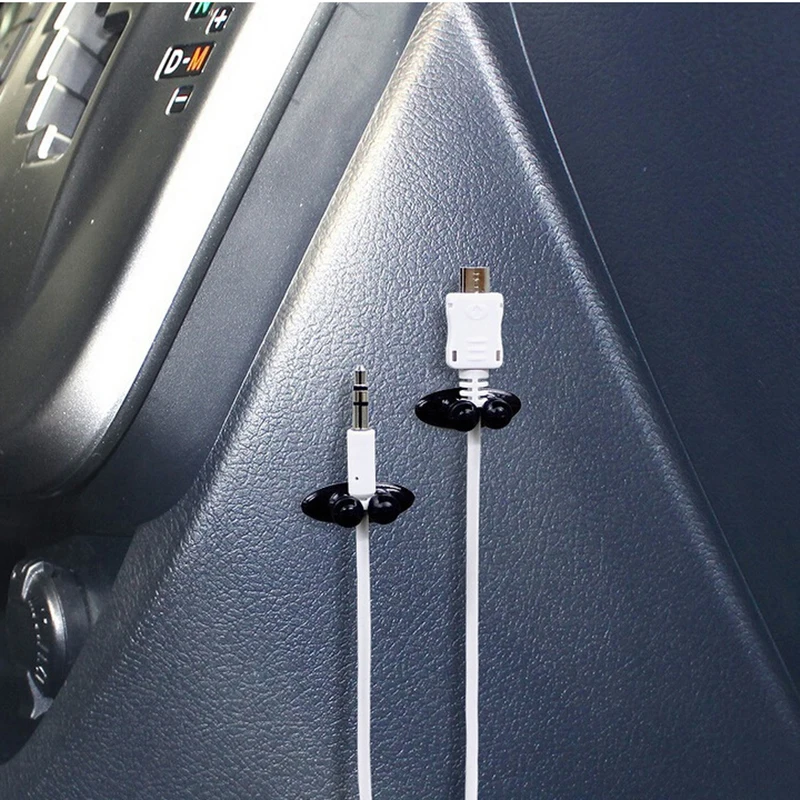 

Car Desk Wall USB Wire Cable Line Fastener Clip Holders for mazda 2 3 5 6 cx5 cx7 mx5 for suzuki sx4 jimny swift for saab 93 95