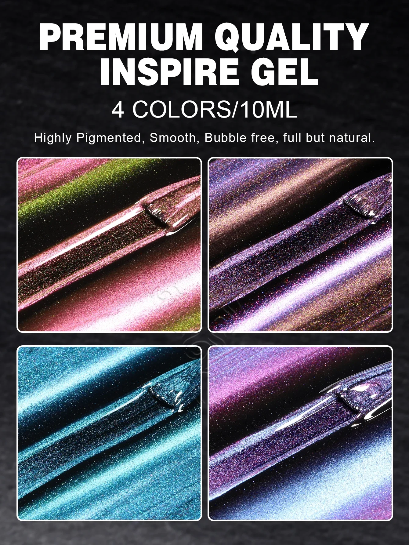 Фото YOKEFELLOW Dreamland Cat Eye Гель-лак 10 мл Синий магнитный гель-лак для ногтей Soak off UV Профессиональный гель-лак для маникюра DIY №4
