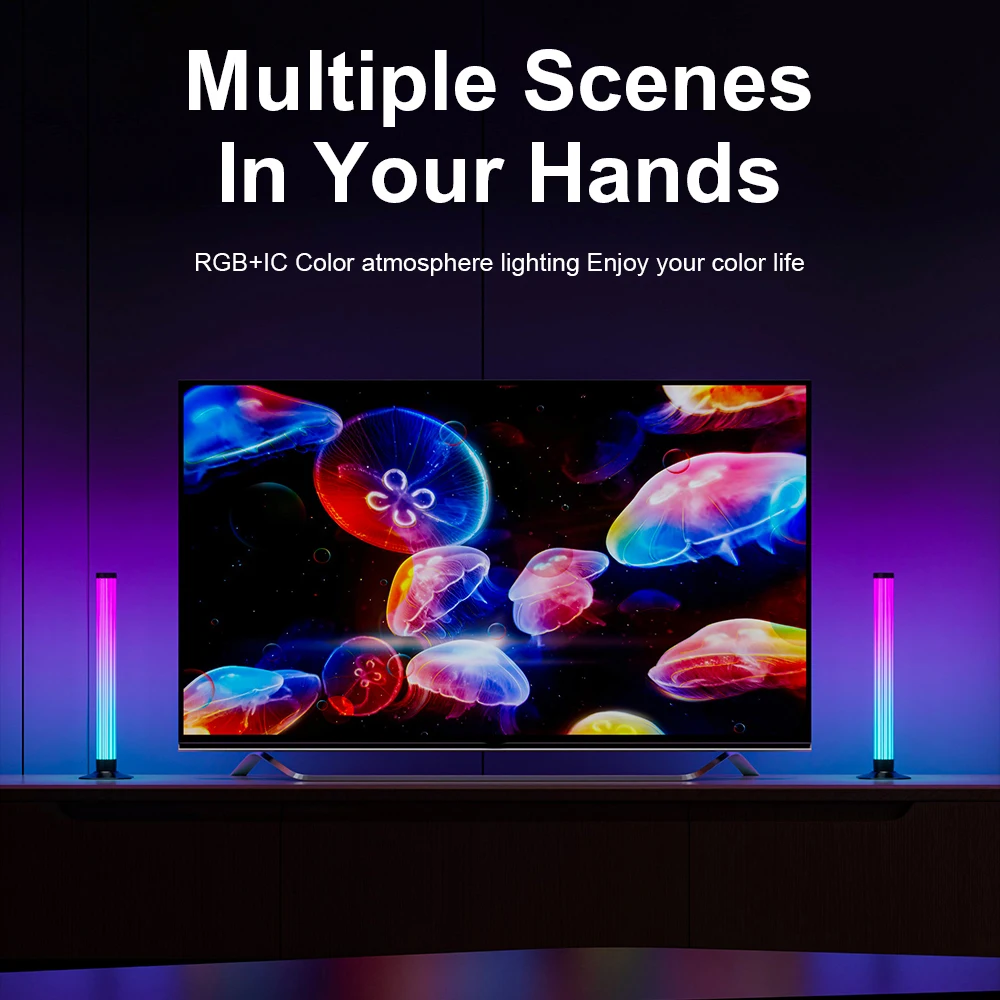 Настольная лампа для создания атмосферы настольная синхронизации цветов в ритме