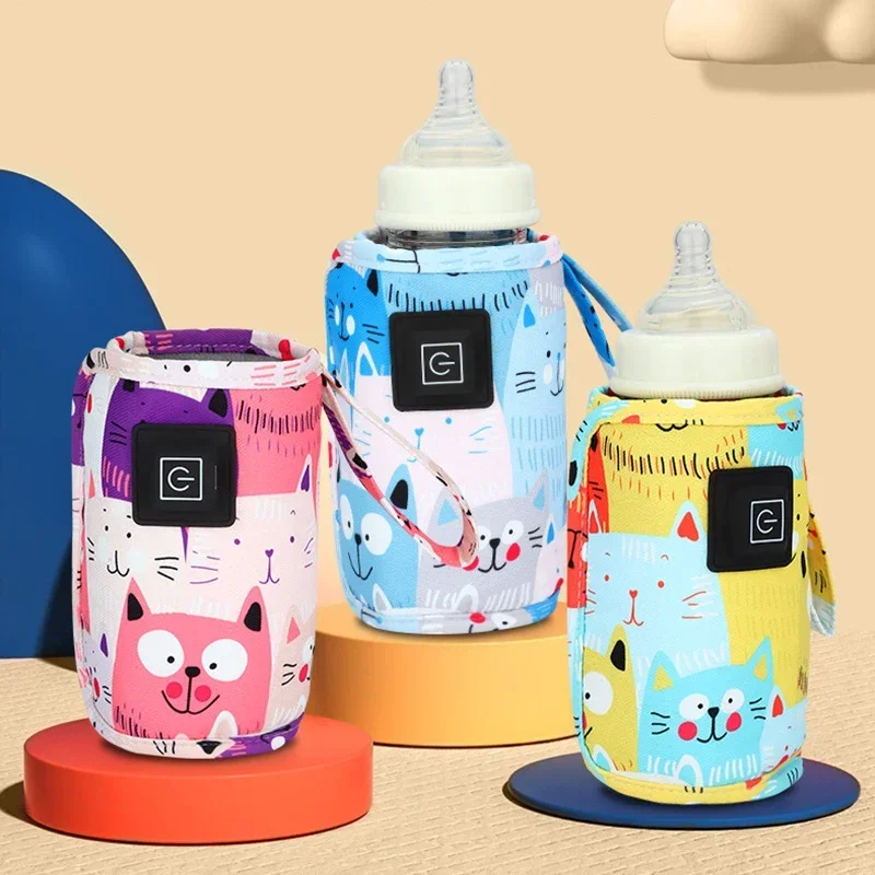 

USB подогреватель молока и воды, дорожная сумка для детской коляски, обогреватель для новорожденных, портативные Подогреватели бутылок для кормления
