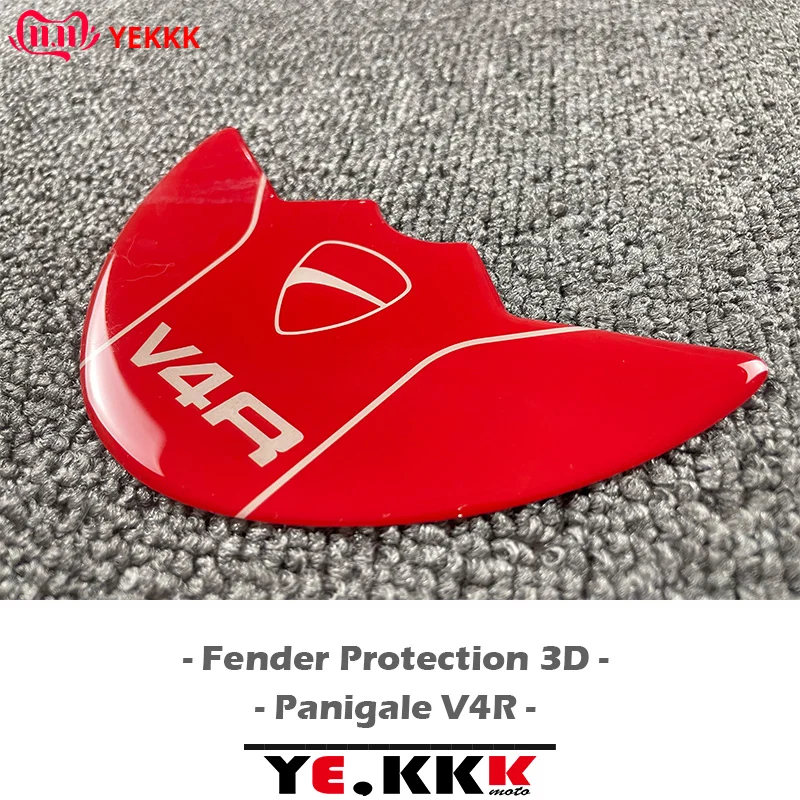 

For Ducati Panigale V4 V4R Italian Fender Protection 3D Stereo Italy Sticker Decal DUCATI Logo
