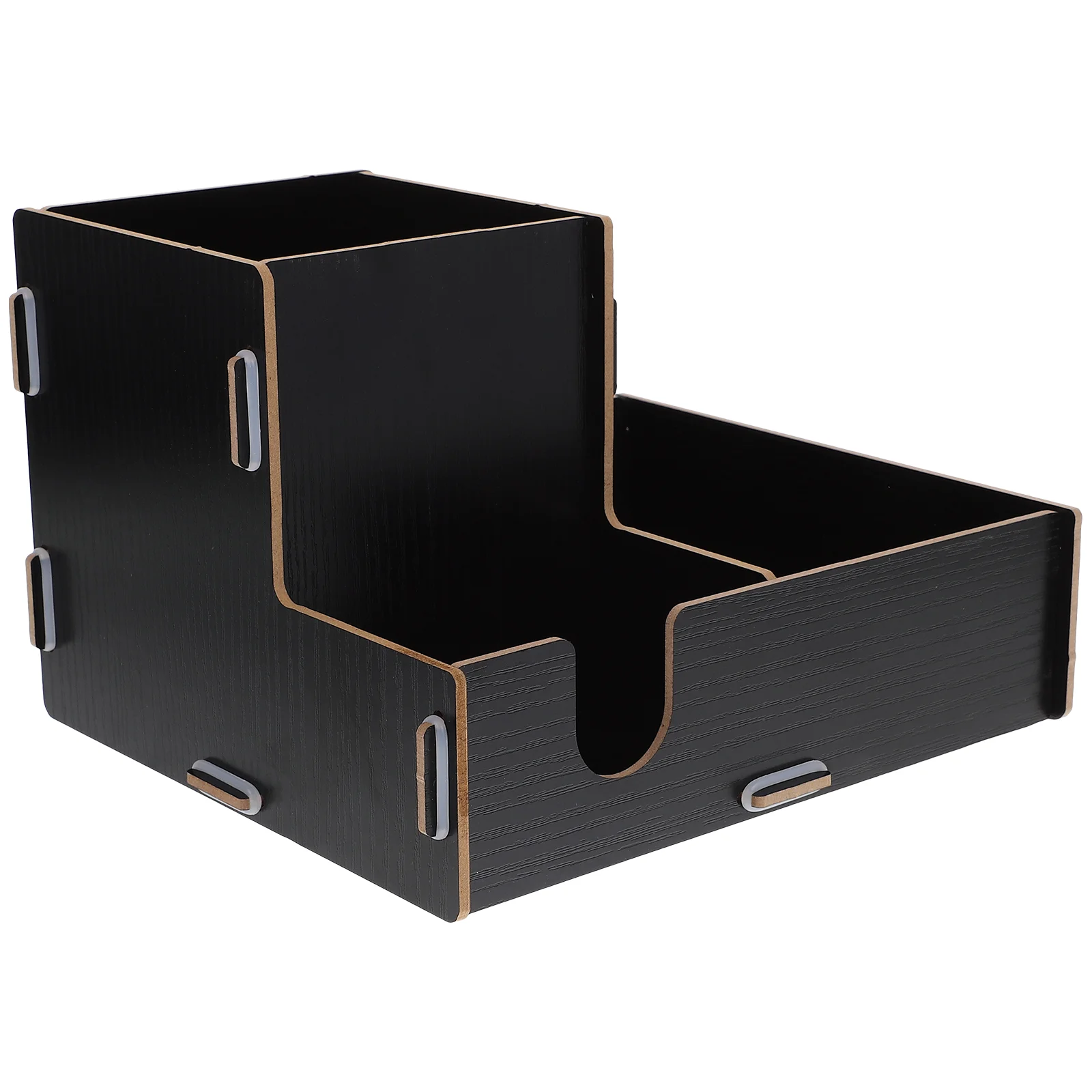 

Paper Mugs Holder Tabletop Stand Countertop Disposable Convenient Dispenser Desktop Container Wood