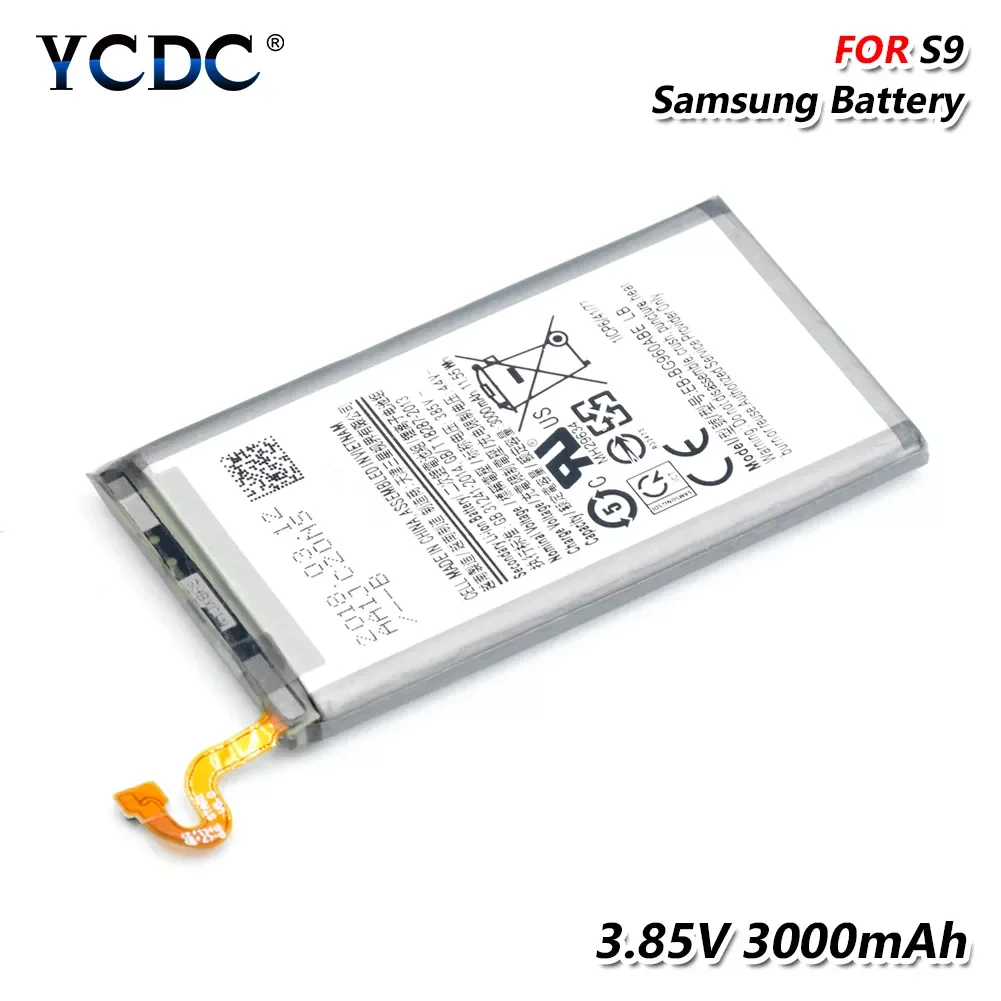 

3000mAh EB-BG960ABE Phone Battery For Samsung Galaxy S9 G9600 G960F SM-G960 SM-G9600 SM-G960F Rechargeable Phone Battery
