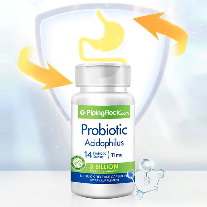 

1 Bottle 14 Kinds Intestinal Probiotic Capsules Adult Intestinal Regulation Maintenance Lactic Acid Bacteria Constipation