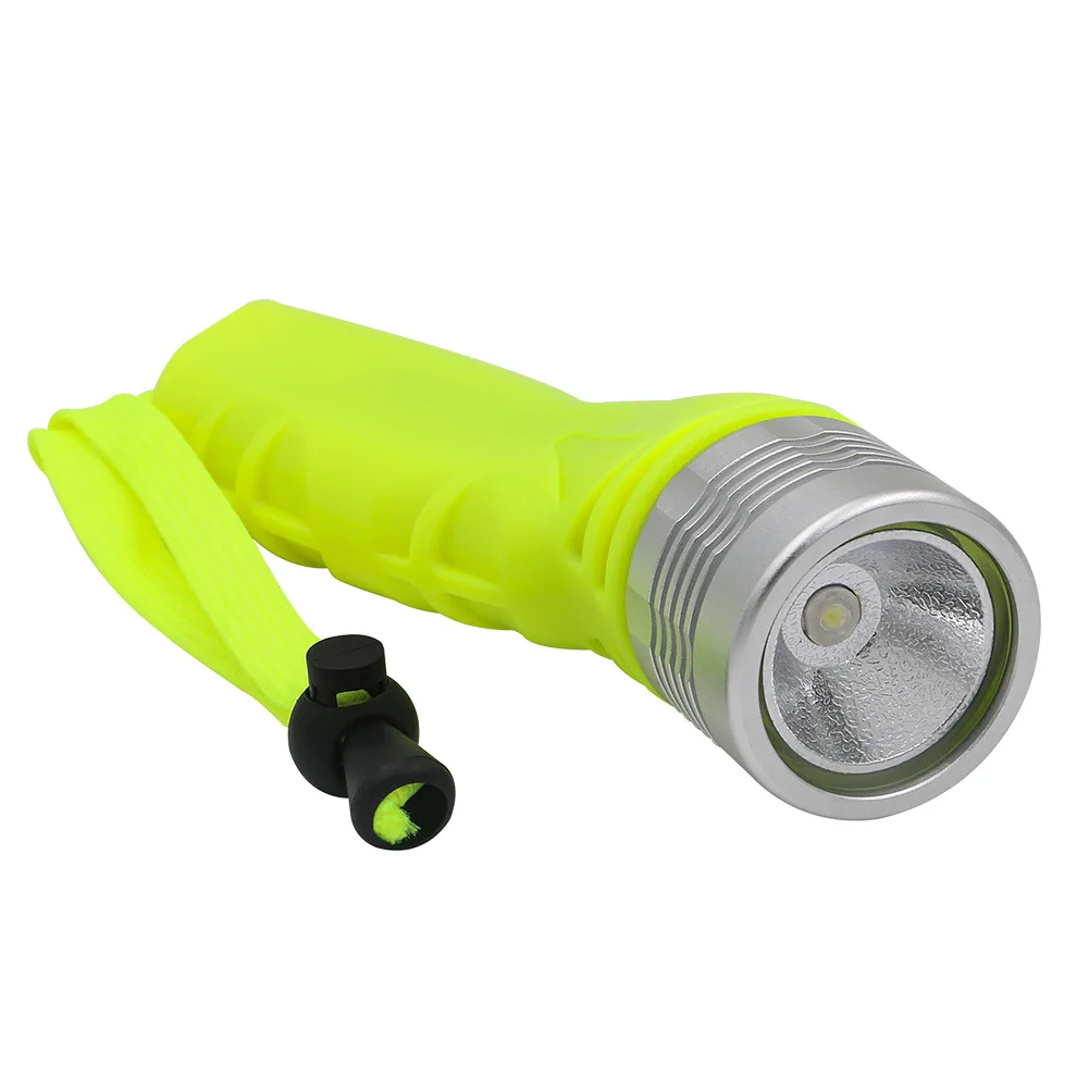 

Flashlight LED Diving Light Tool 4 * AA Battery Aluminum Alloy + Plastic