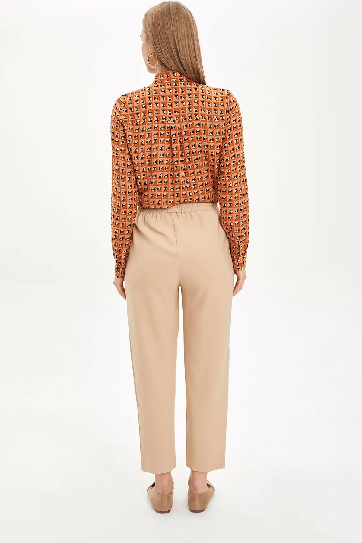 

Modest-linked Relax Fit Double Pocket Pants Women's Islamic Clothing Pants