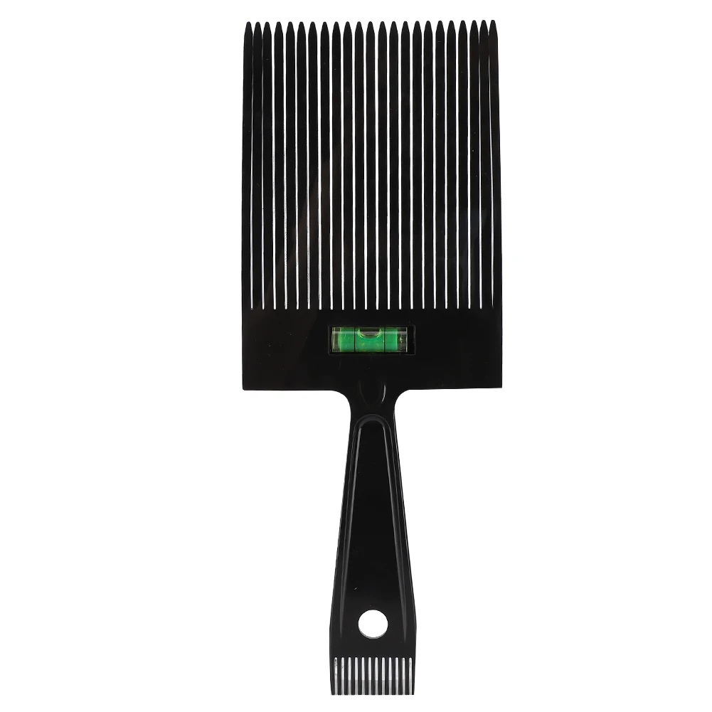

Black Profession Flat Top Guide Comb Built-In Horizontal Lines Haircut Clipper Comb Barber Shop Dyeing Hairstyle Styling Tools