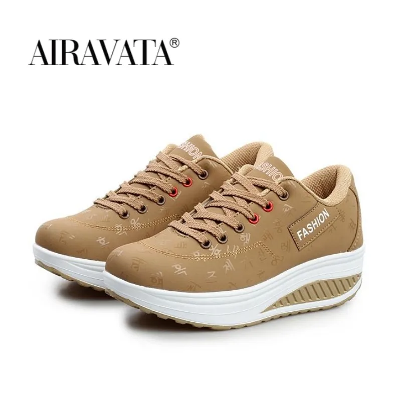 Womens Running Shoes Comfortable Casual Gym Sneakers Breathable Outdoor Height Increasing Black Shoes for Girls