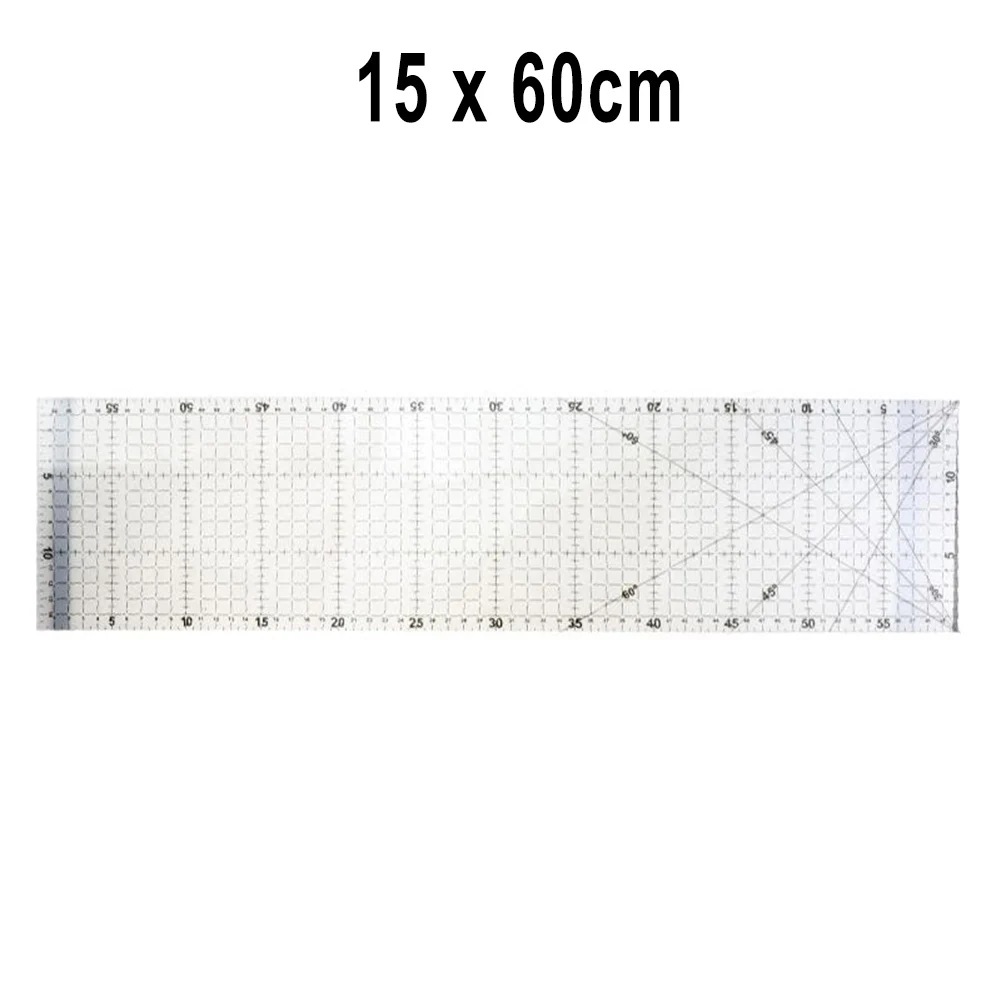 

Выровненная линейка 15x60 см акриловая черная пластиковая прозрачная линейка