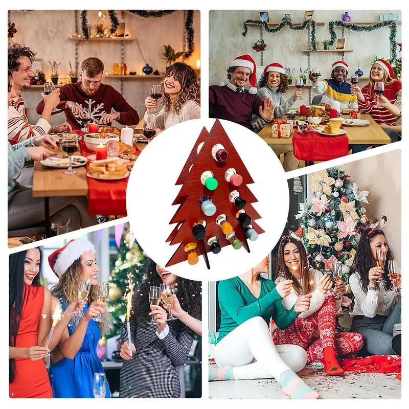 Подставка для бутылок с пивом и обратным отсчетом 12 дней