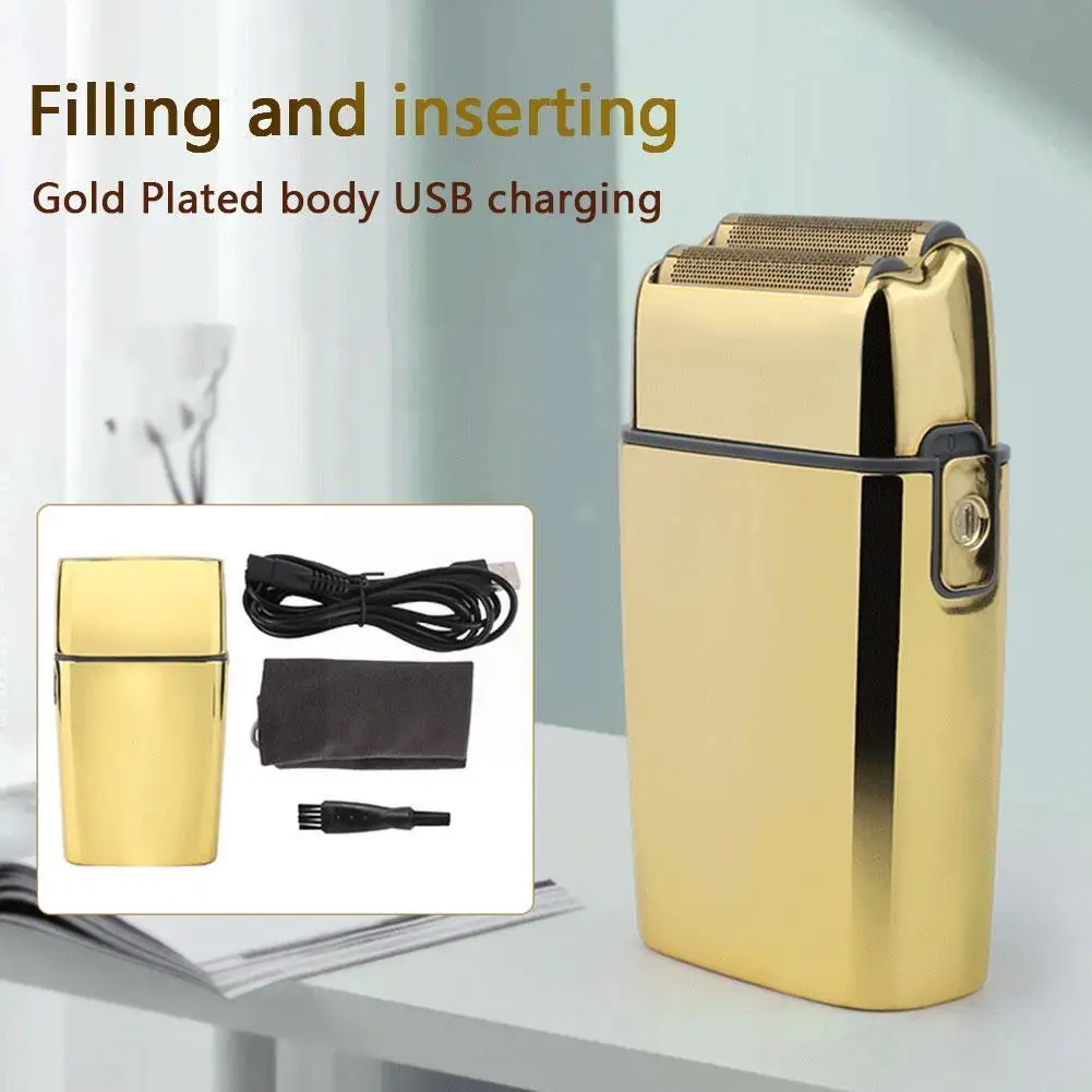 

Metal Electric Reciprocating Men's Portable Charging Shaver Electric Fast Storage Usb Bag With Mini C2f5
