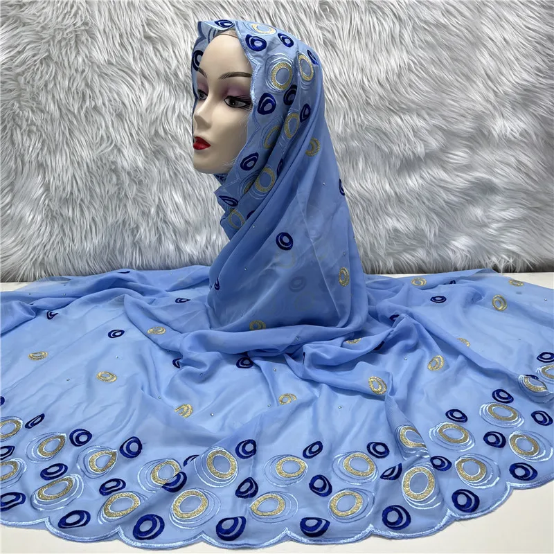 

New Fashion African Headtie Nigerian Sego Gele Headtie African Headtie Scarf Bandanas For Women Head Wrapping 23A16