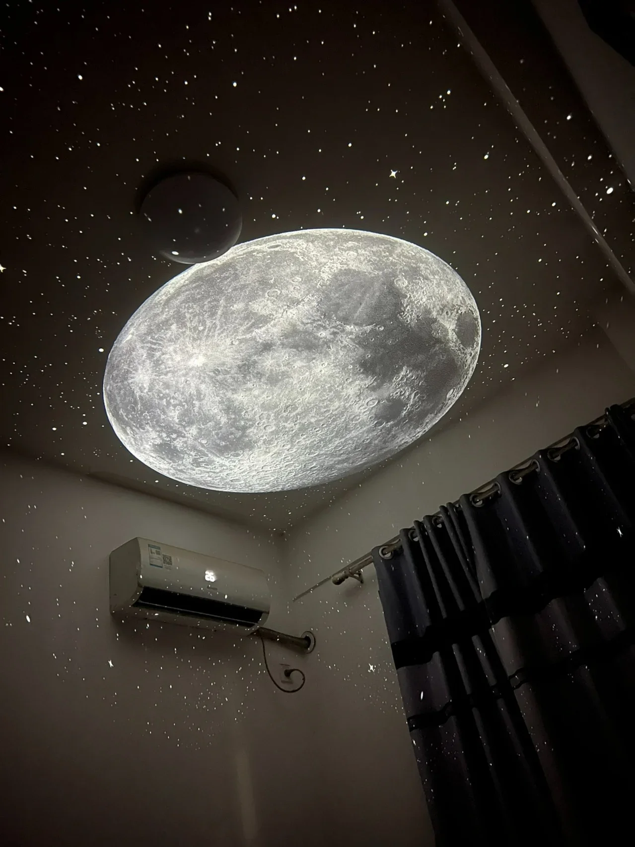 Фото Луна и звезды — диски для проектора POCOCO Galaxy, 5k Ultra HD, реалистичные рисунки Galaxy, 96 % подсветка (без проектора) №1
