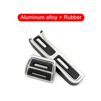 car foot pedal fuel accelerator brake pedal cover for audi q3 8u 2012 2013 2014 2015 2016 2017 2018 styling interior accessories